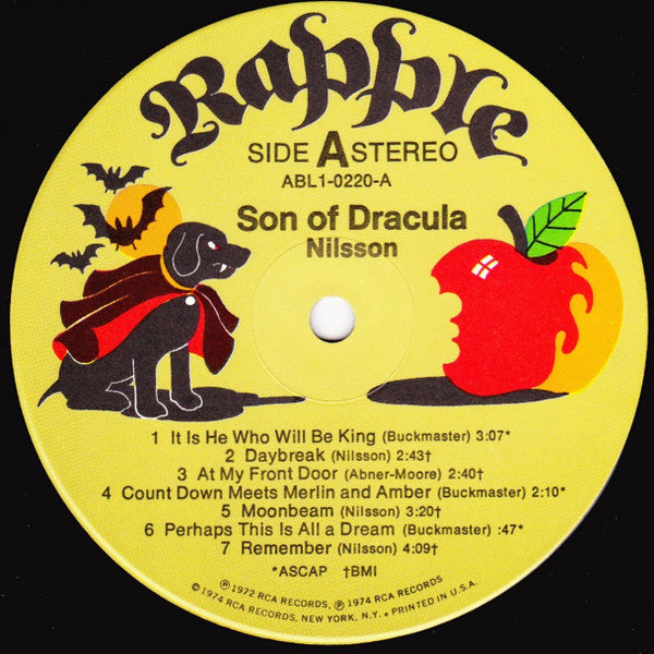 Harry Nilsson : Son Of Dracula (LP, Album, Ind)