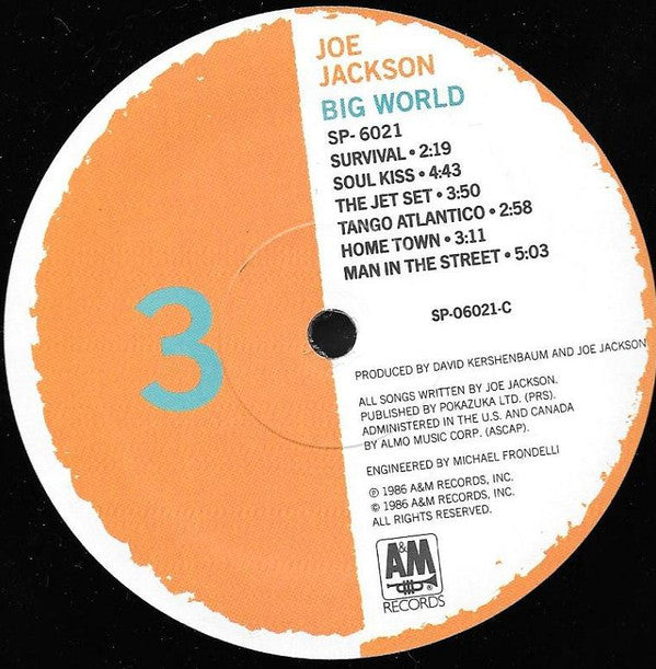 Joe Jackson : Big World (LP, Album + LP, S/Sided)