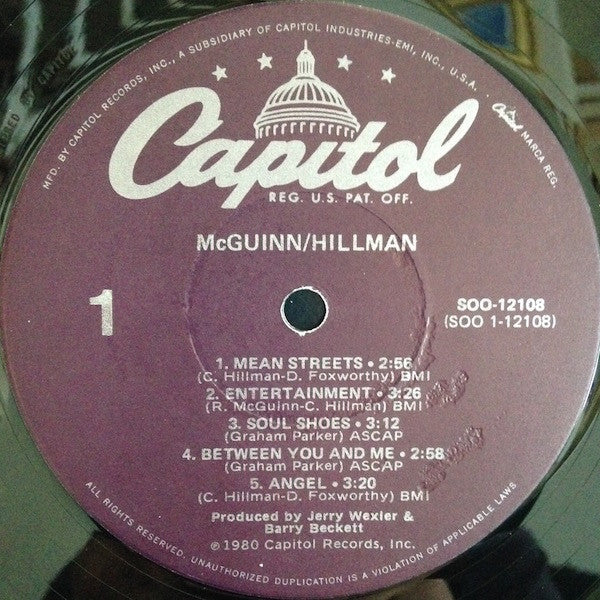 McGuinn* / Hillman* : McGuinn-Hillman (LP, Album, Los)