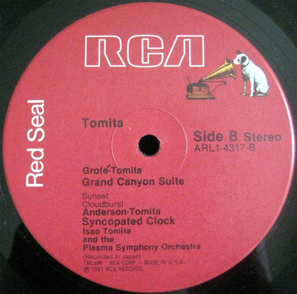 Isao Tomita* And The Plasma Symphony Orchestra : Grofé-Tomita Grand Canyon (LP, Album)