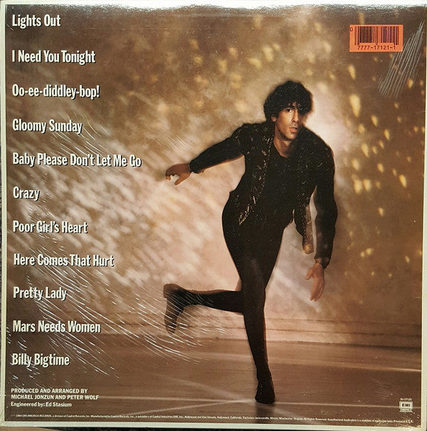 Peter Wolf : Lights Out (LP, Album, Jac)