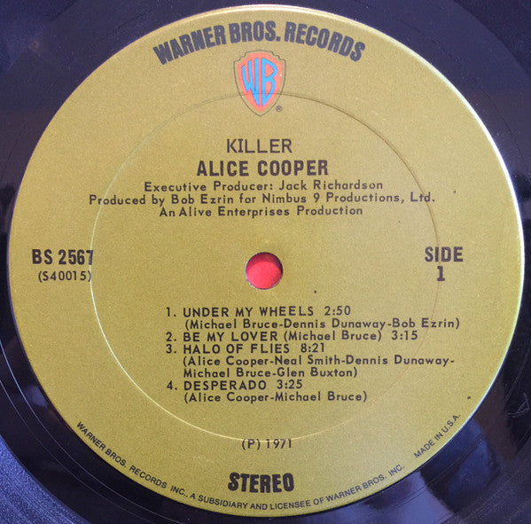 Alice Cooper : Killer (LP, Album, Ter)