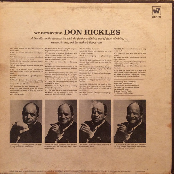 Don Rickles : Hello Dummy! (LP, Album, Mono, Promo)