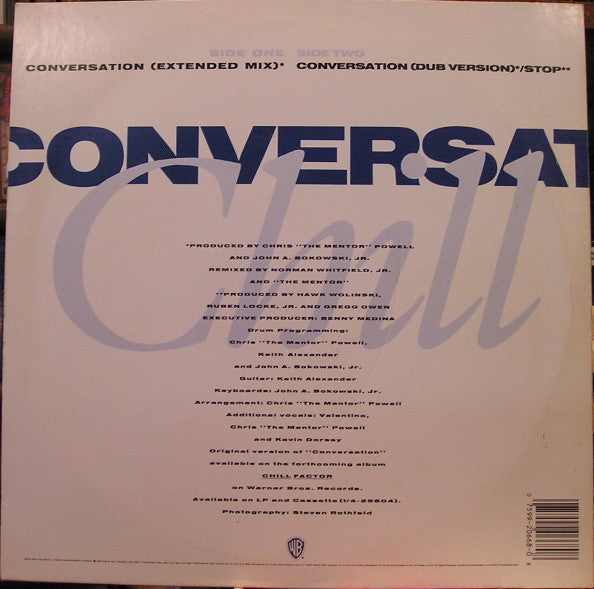 Chill Factor (5) : Conversation (12", Maxi)