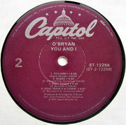 O'Bryan : You And I (LP, Album, Jac)